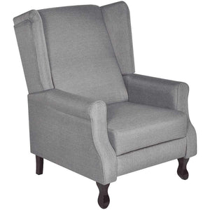 vidaXL Armchair Grey Fabric
