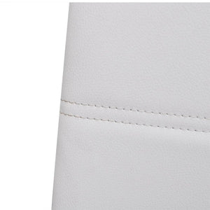 vidaXL Cantilever Chairs 4 pcs. White Faux Leather