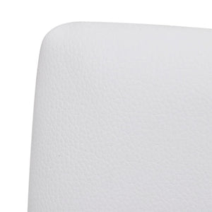 vidaXL Cantilever Chairs 4 pcs. White Faux Leather