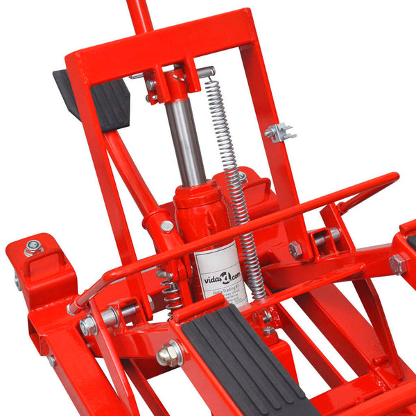 Hydraulic Motorcycle Lift ATV 680 kg Red