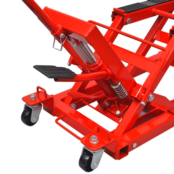 Hydraulic Motorcycle Lift ATV 680 kg Red