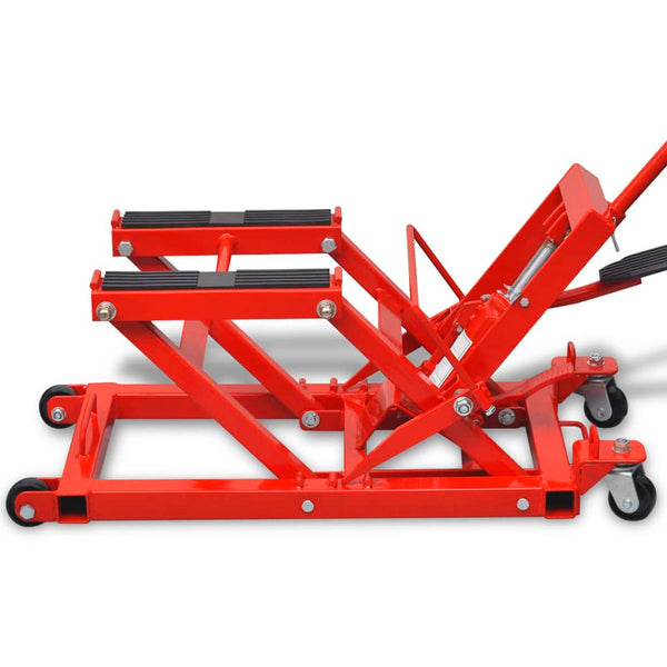 Hydraulic Motorcycle Lift ATV 680 kg Red
