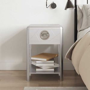 vidaXL Nightstand with 1 Drawer Vintage Aviator Airplane Style