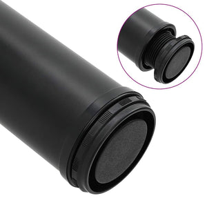 4 height-adjustable table legs black 870 mm