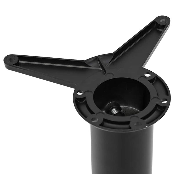 4 height-adjustable table legs black 870 mm