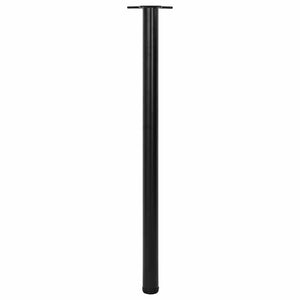 4 height-adjustable table legs black 1100 mm