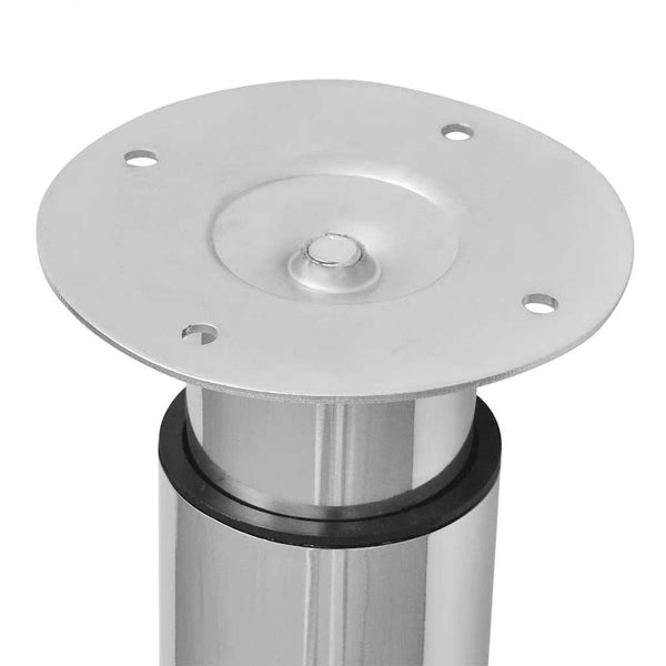 2 x telescopic table leg support leg chrome 710 mm-1100 mm