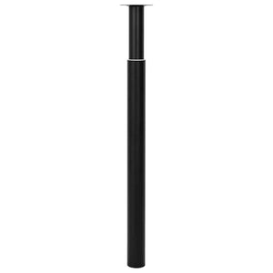 2 x Telescopic Table Leg Support Leg Table Base Black 710 mm-1100 mm
