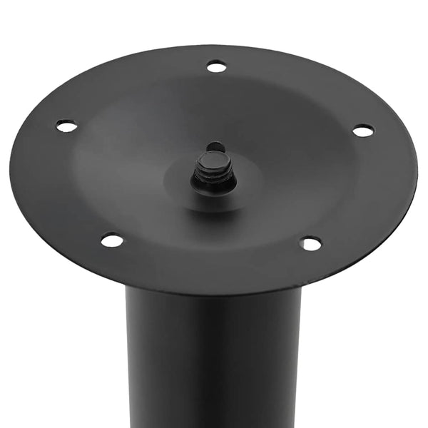 2 x Telescopic Table Leg Support Leg Table Base Black 710 mm-1100 mm