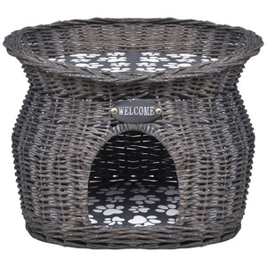Cuddly Cave for Cats Pets with Cushion Willow