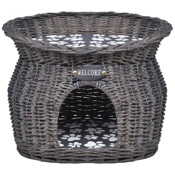 Cuddly Cave for Cats Pets with Cushion Willow