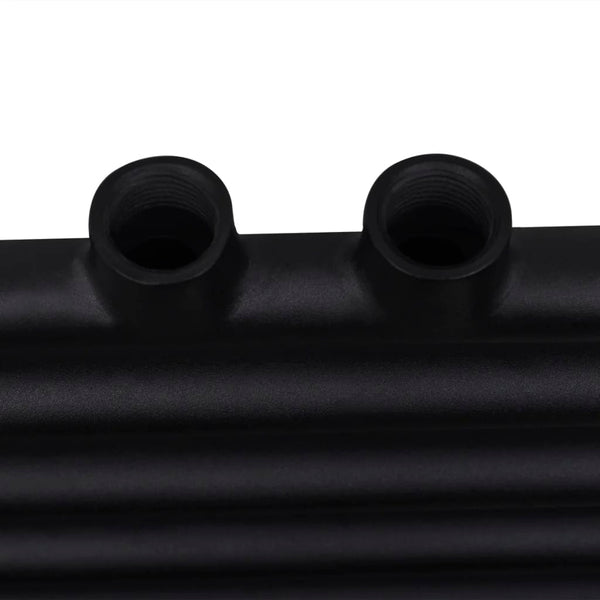 Towel Radiator Hot Water Straight Black 500x764 mm
