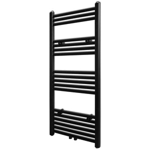 Towel Radiator Hot Water Straight Black 500x1160 mm