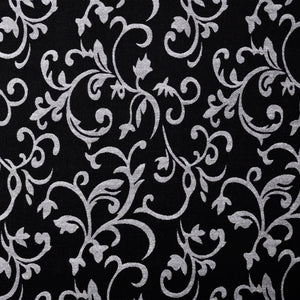 vidaXL Chaise Lounge Black and White Fabric