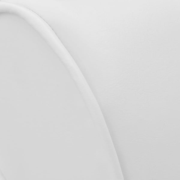 vidaXL Chaise Lounge White Faux Leather