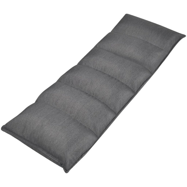 vidaXL Floor Chair Grey Fabric