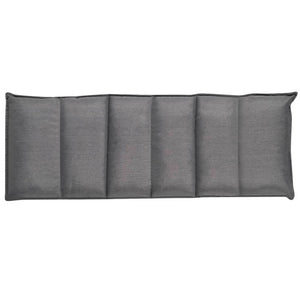 vidaXL Floor Chair Grey Fabric