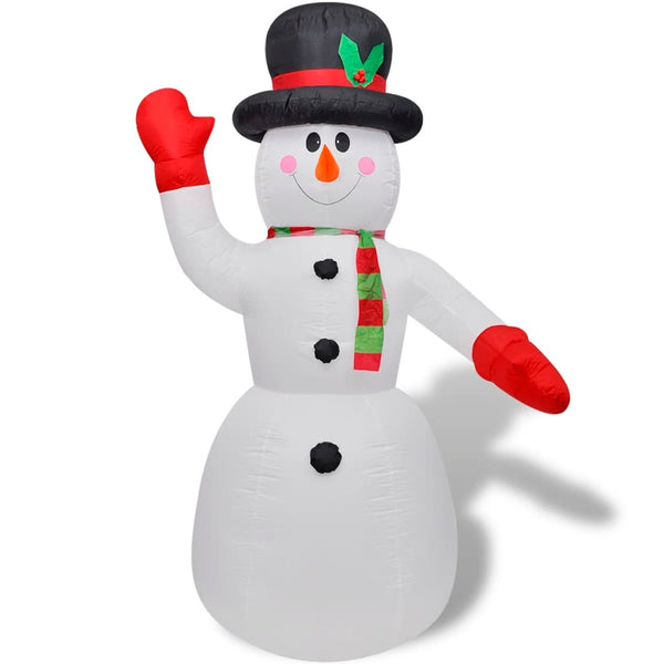 vidaXL Inflatable Snowman 240 cm