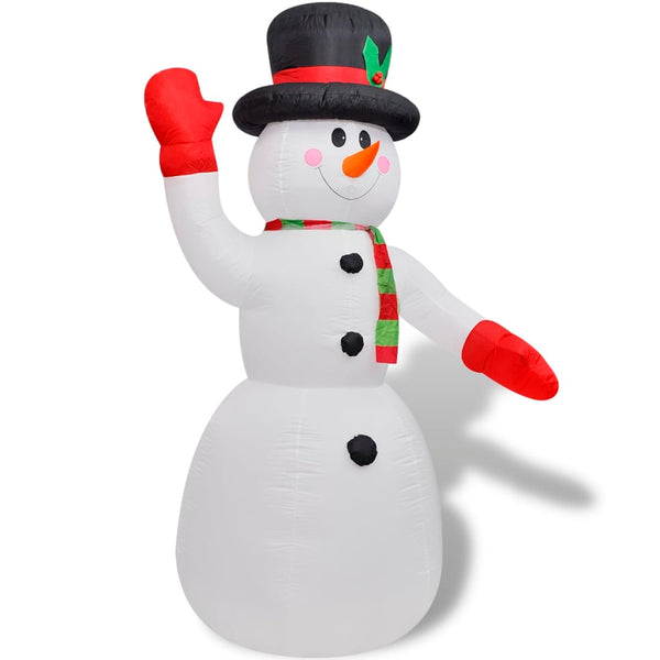 vidaXL Inflatable Snowman 240 cm