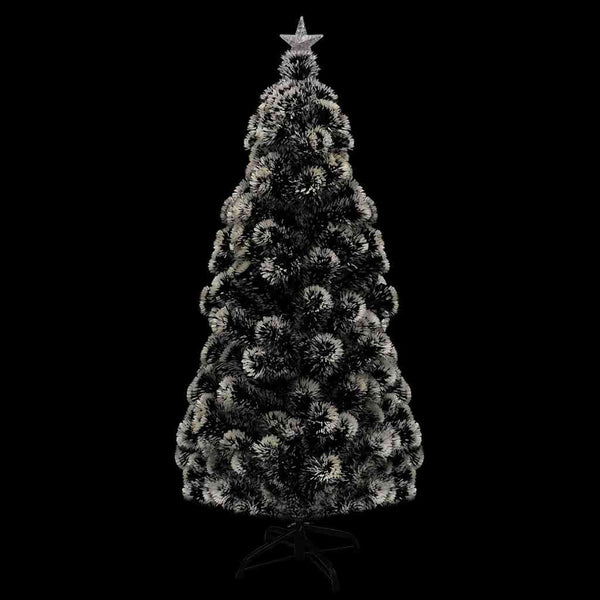 vidaXL Pre-Lit Christmas Tree with Stand and LED 150 cm Fiber Optic