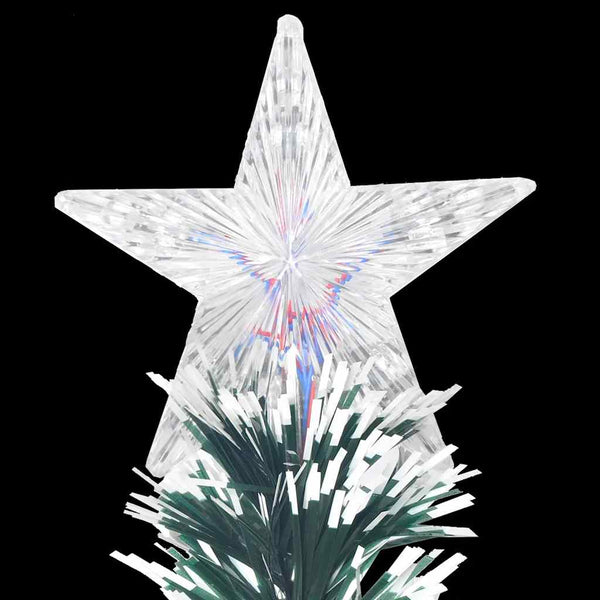 vidaXL Pre-Lit Christmas Tree with Stand and LED 150 cm Fiber Optic
