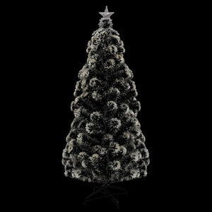 vidaXL Pre-Lit Christmas Tree with Stand and LED 180 cm Fibre Optic
