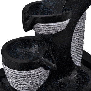 vidaXL Indoor Fountain with LED Polyresin