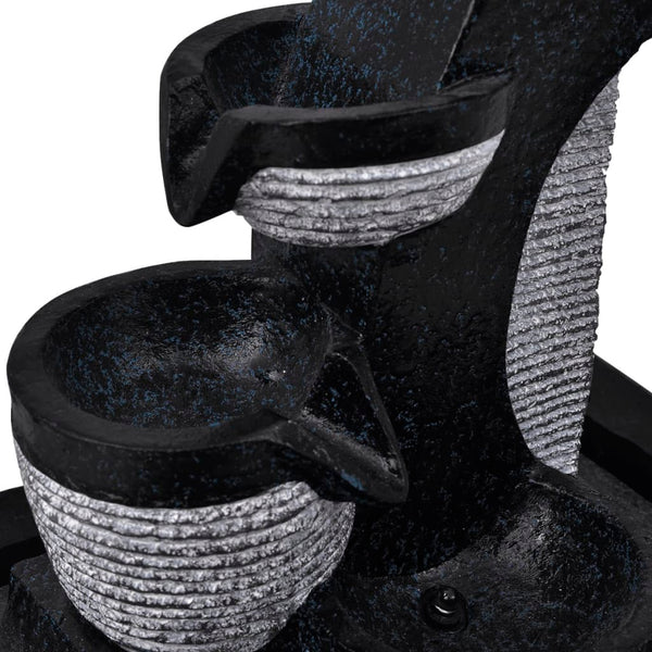 vidaXL Indoor Fountain with LED Polyresin