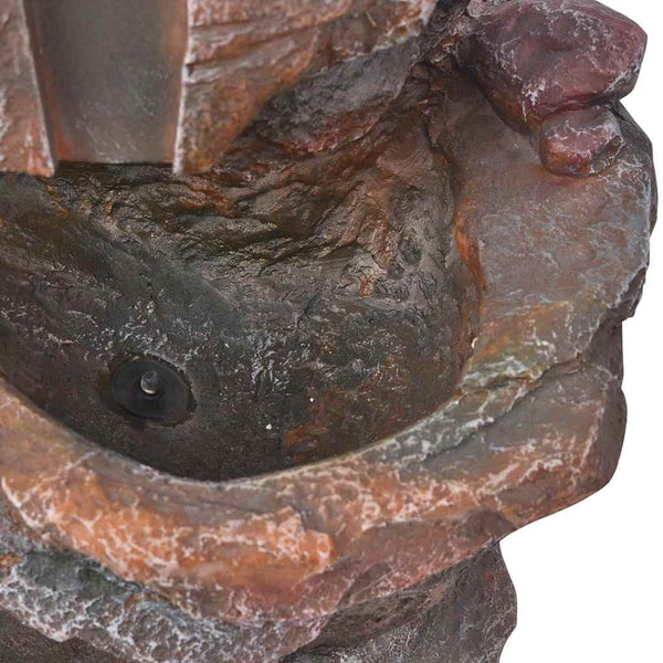vidaXL Indoor Fountain with LED Light Polyresin