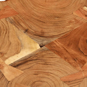 vidaXL Coffee Table 35 cm 6 Slices Solid Acacia Wood