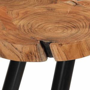 vidaXL Coffee Table 35 cm 6 Slices Solid Acacia Wood