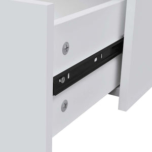 vidaXL Chest of Drawers with 4 Drawers 60x30.5x71 cm White