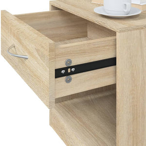 vidaXL Nightstands 2 pcs with Drawer Oak-Colored