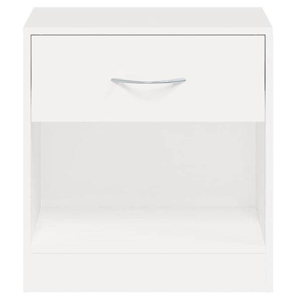 vidaXL Nightstands 2 pcs. with Drawer White
