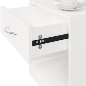 vidaXL Nightstands 2 pcs. with Drawer White