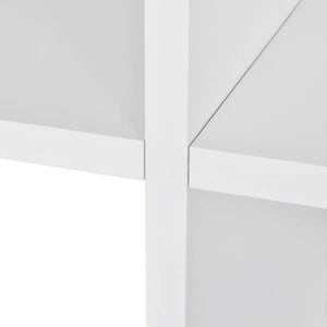 vidaXL Staircase Shelf Bookcase 107 cm White