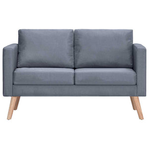 vidaXL Sofa Set 2-seater and 3-seater Fabric Dark Grey