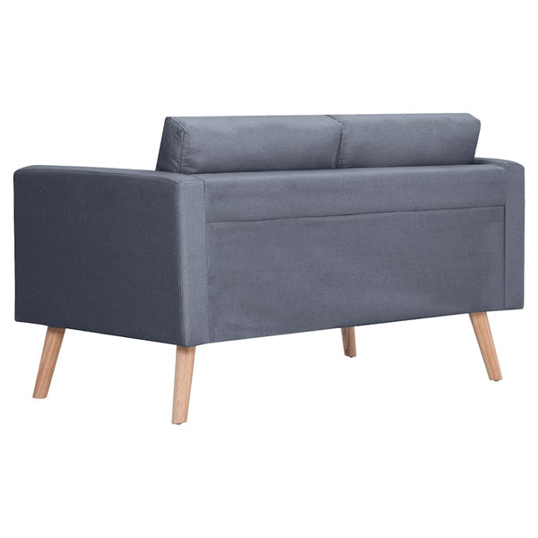 vidaXL Sofa Set 2-seater and 3-seater Fabric Dark Grey