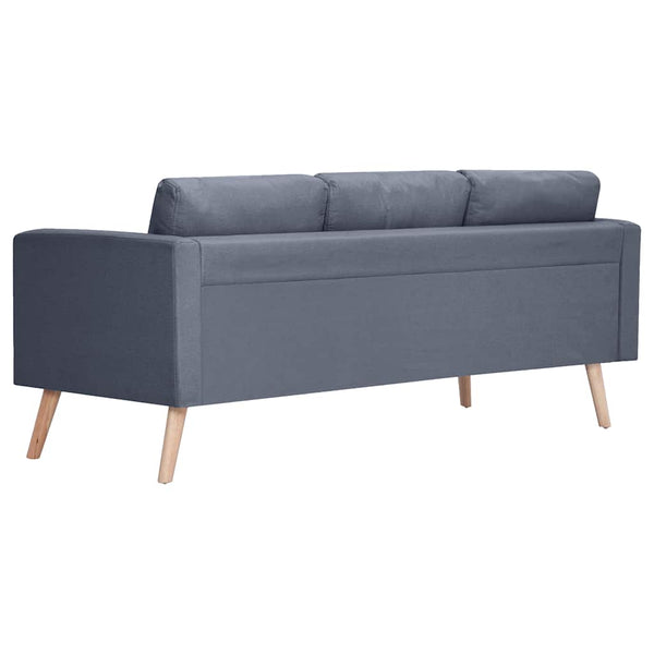 vidaXL Sofa Set 2-seater and 3-seater Fabric Dark Grey