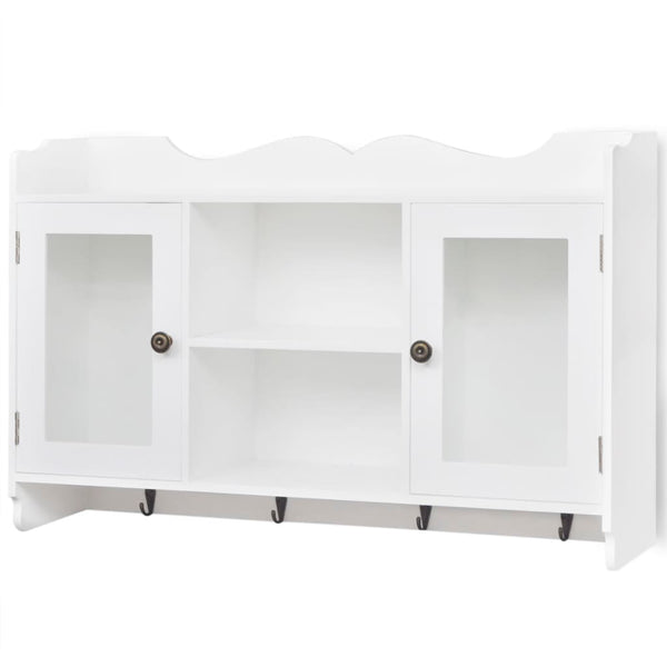 vidaXL Wall Cabinet MDF White