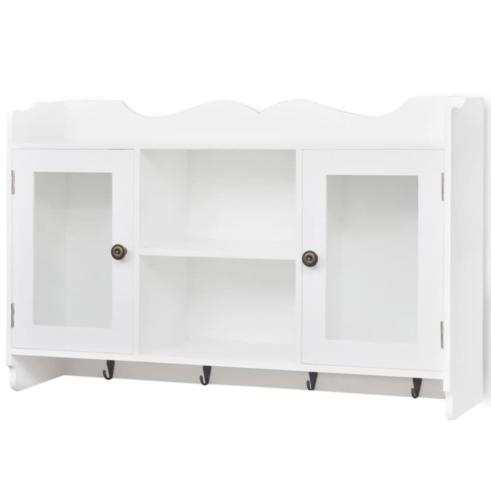 vidaXL Wall Cabinet MDF White