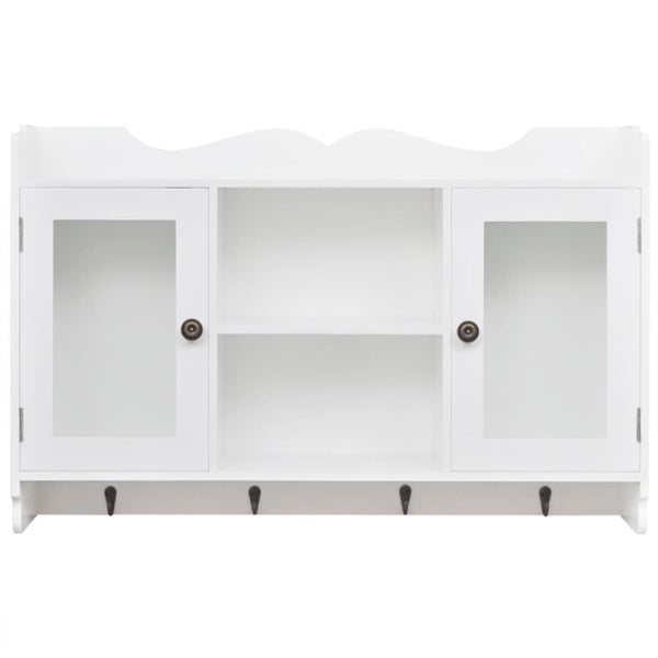vidaXL Wall Cabinet MDF White