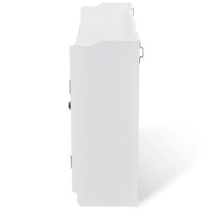 vidaXL Wall Cabinet MDF White