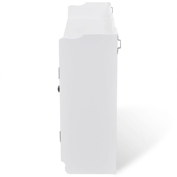 vidaXL Wall Cabinet MDF White