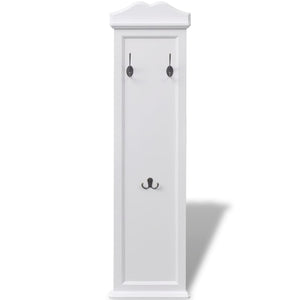 vidaXL Coat Rack Panel 2 pcs White