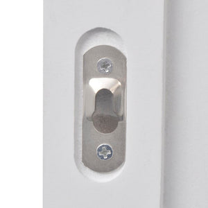 vidaXL Coat Rack Panel 2 pcs White