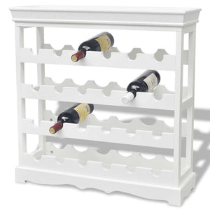 vidaXL Wine Cabinet Abreu White