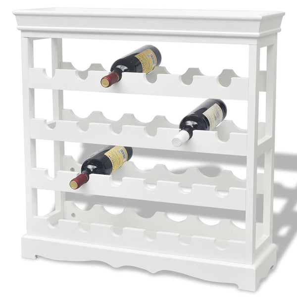 vidaXL Wine Cabinet Abreu White