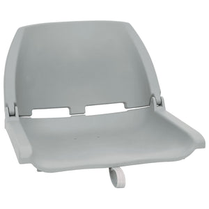 vidaXL 2-Piece Foldable Boat Seat Set Grey