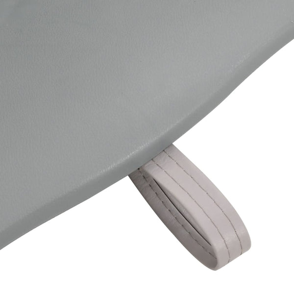 vidaXL 2-Piece Foldable Boat Seat Set Grey